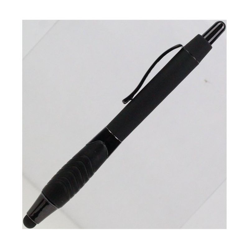 Recycled Rubberized Metallic Stylus Pen