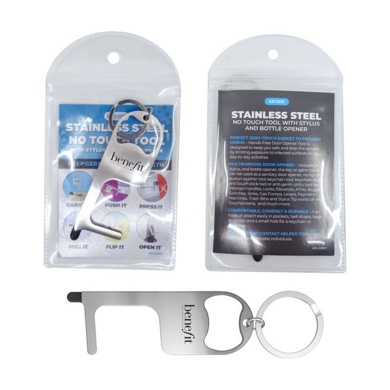 No Touch Tool with Stylus and Bottle Opener