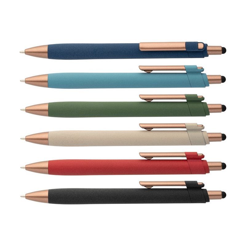 York Recycled Bronze Trim Stylus Ballpoint Pen