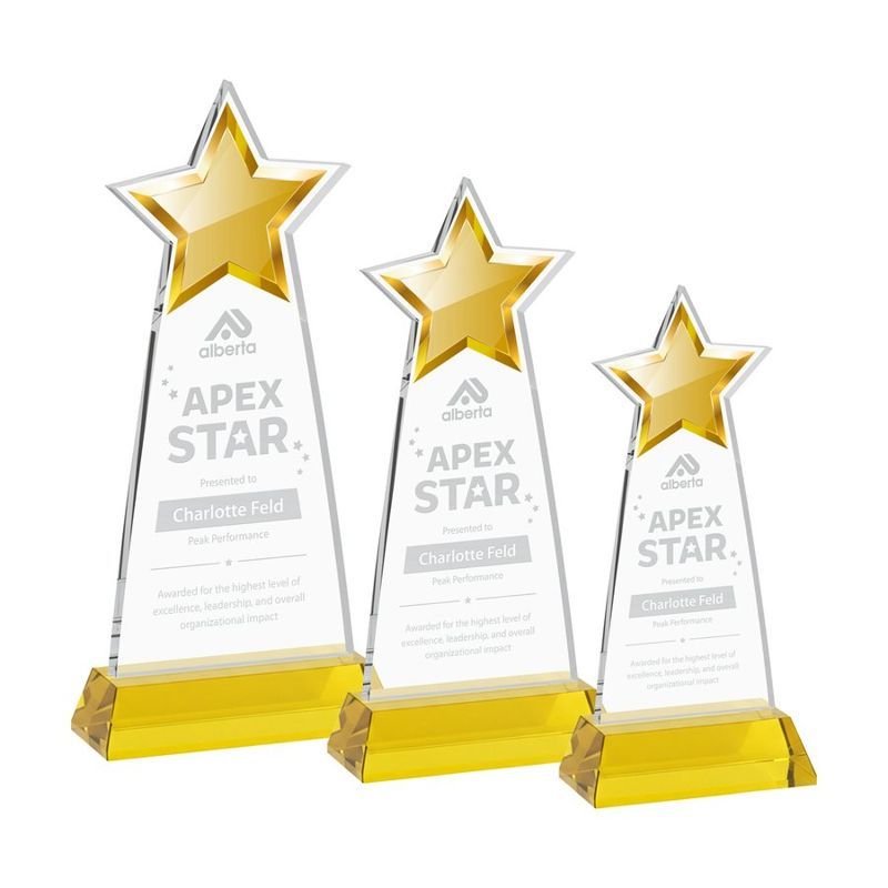 Starlite Crystal Award on Hartford Base