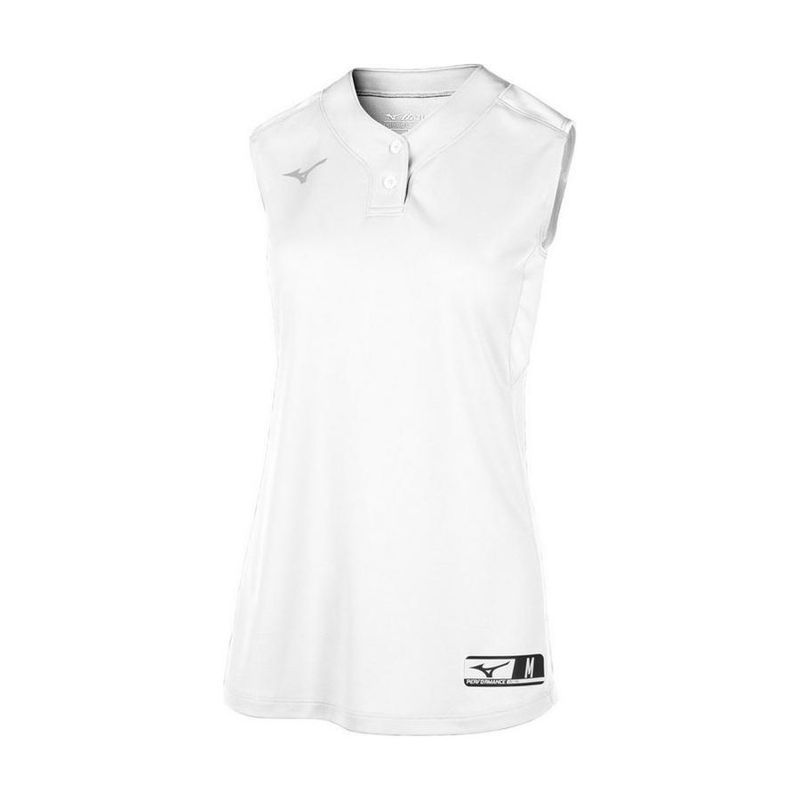 Mizuno Women's AEROLITE 2-Button Sleeveless Softball Jersey
