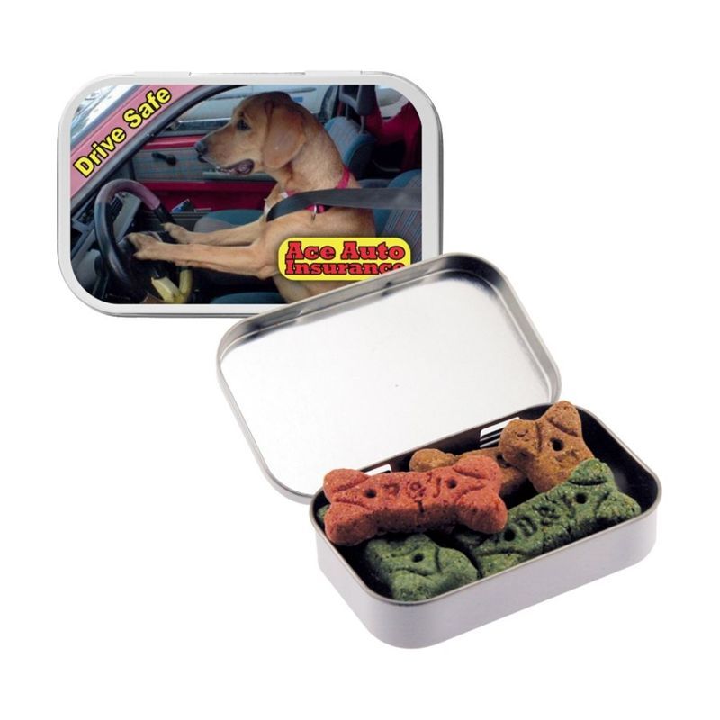 Dog Bones in Large Hinged Tin
