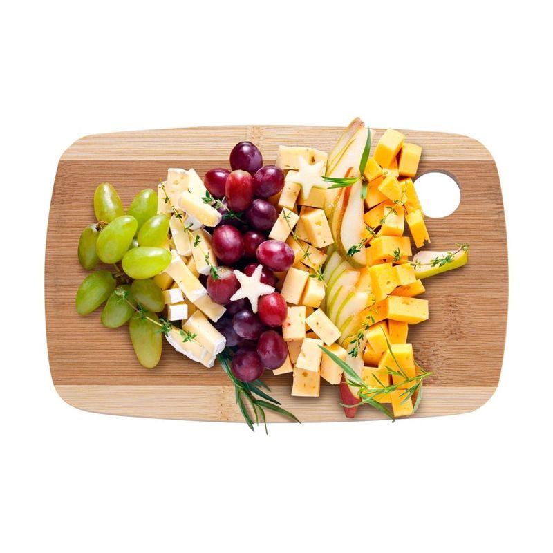 9 Inch Two-Tone Bamboo Cutting Board