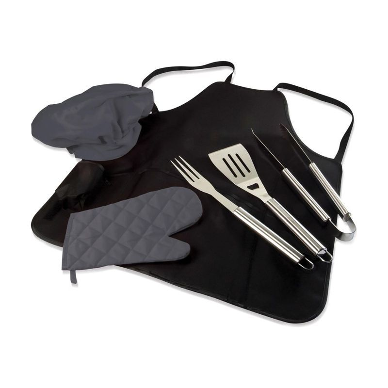 Picnic Time BBQ Apron Tote Grill Set