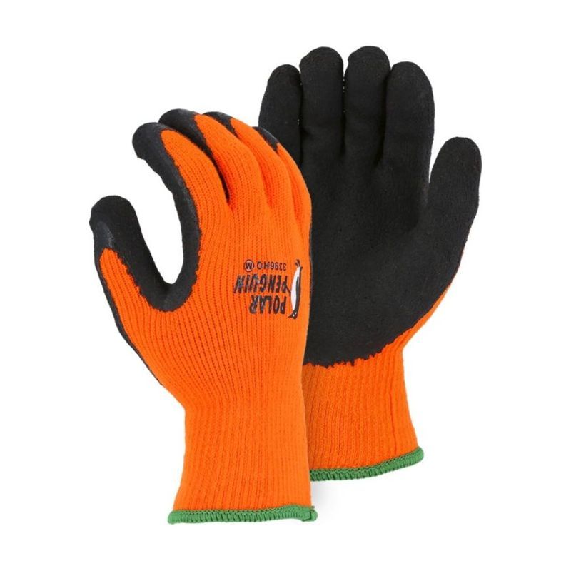 Winter Lined Hi-Vis Glove with Foam Latex Palm