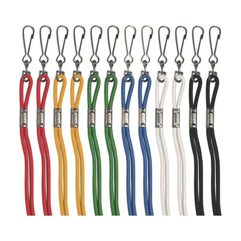 Heavy-Duty Nylon Cord Lanyards, Dozen