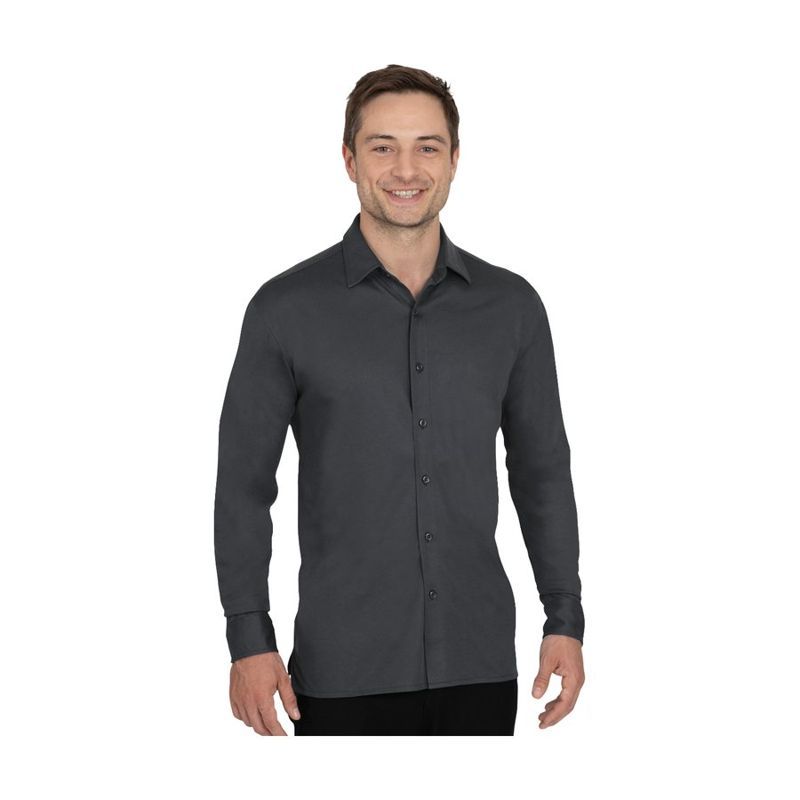 Men's Knit Stretch Woven Shirt