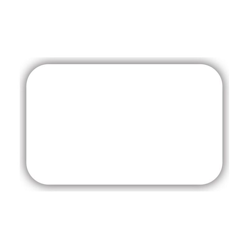 Oblong Celluloid Button 1.75" x 2.75"