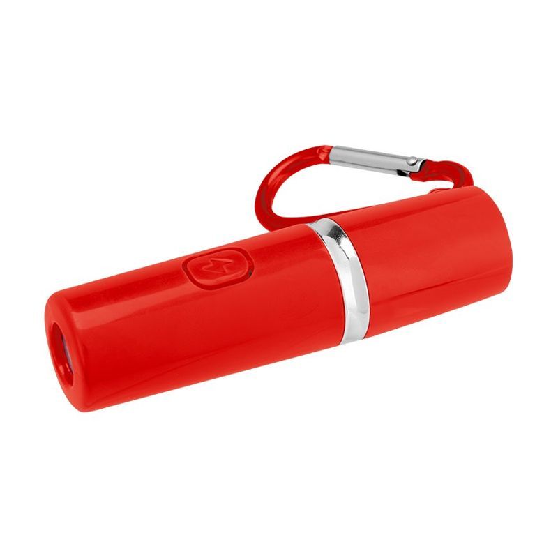 Rechargeable Portable Alarm and Flashlight with Carabiner