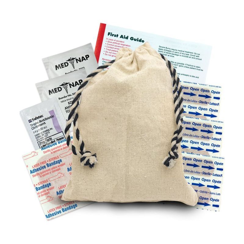 Handy Canvas First Aid Kit, 11 Piece