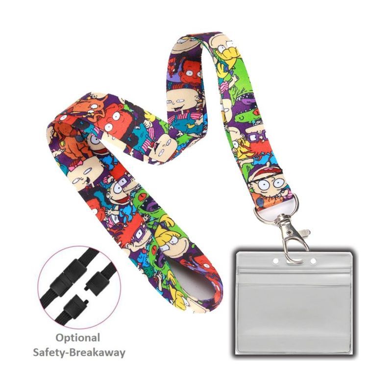 Sublimated Lanyard with Clear Vinyl Badge Holder