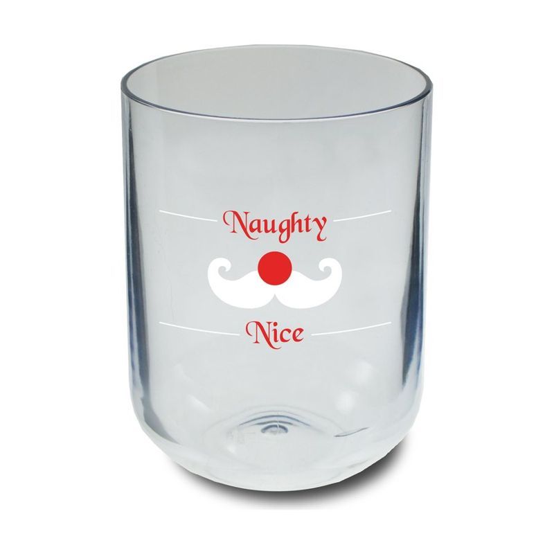 12 oz Naughty or Nice Stemless Wine Tumbler