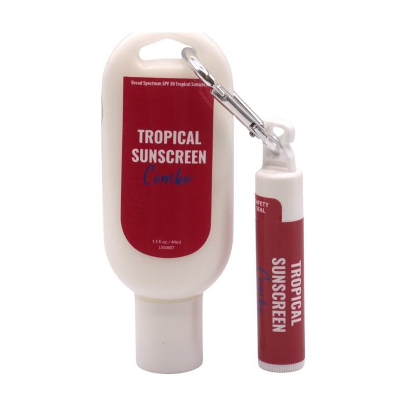 Tropical Sunscreen and Lip Balm Combo
