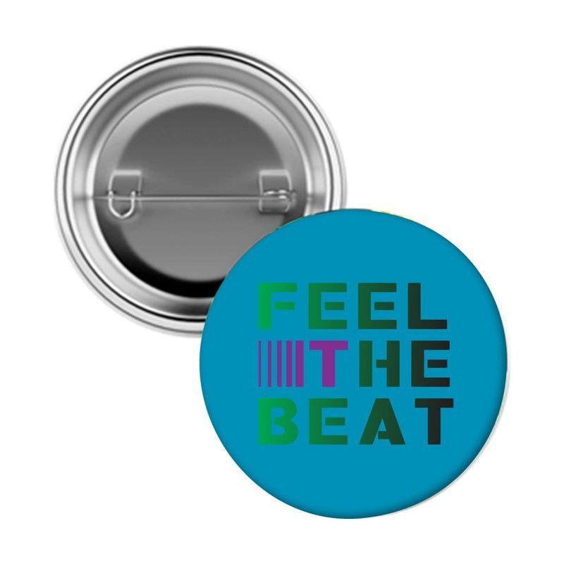 Full Color Pin Back Button