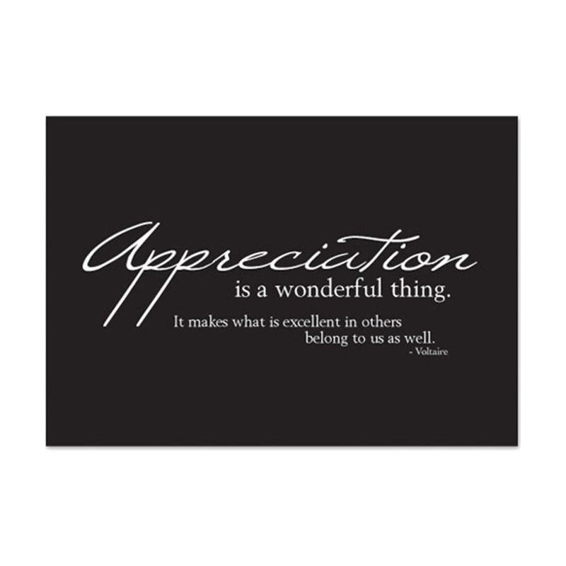 Appreciation Quote Greeting Card