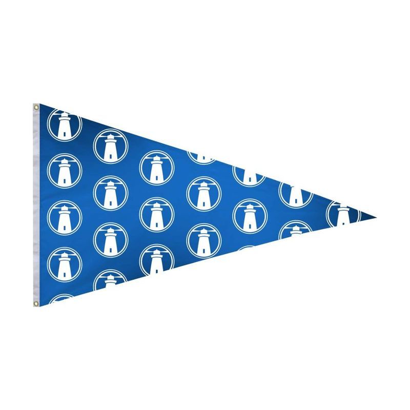 6' x 10' Single-Sided Polyester Pennant Flag
