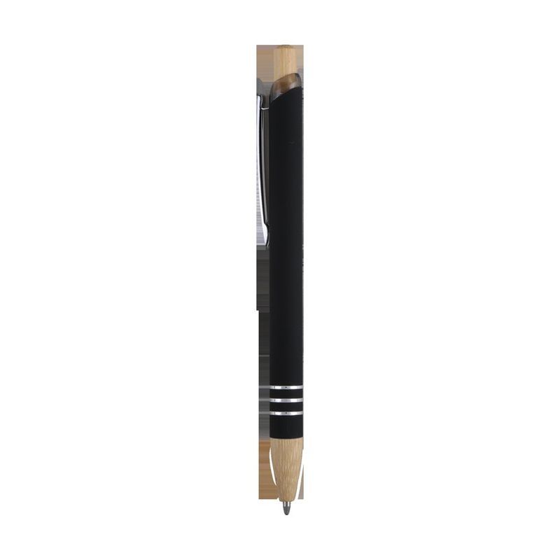 Venosa Velvet-Touch Aluminum Pen with Bamboo Accents