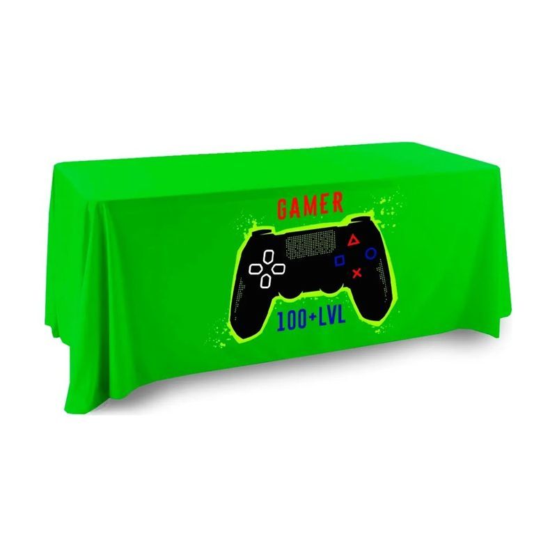 Silk Poly Table Cover with Digital Front Panel