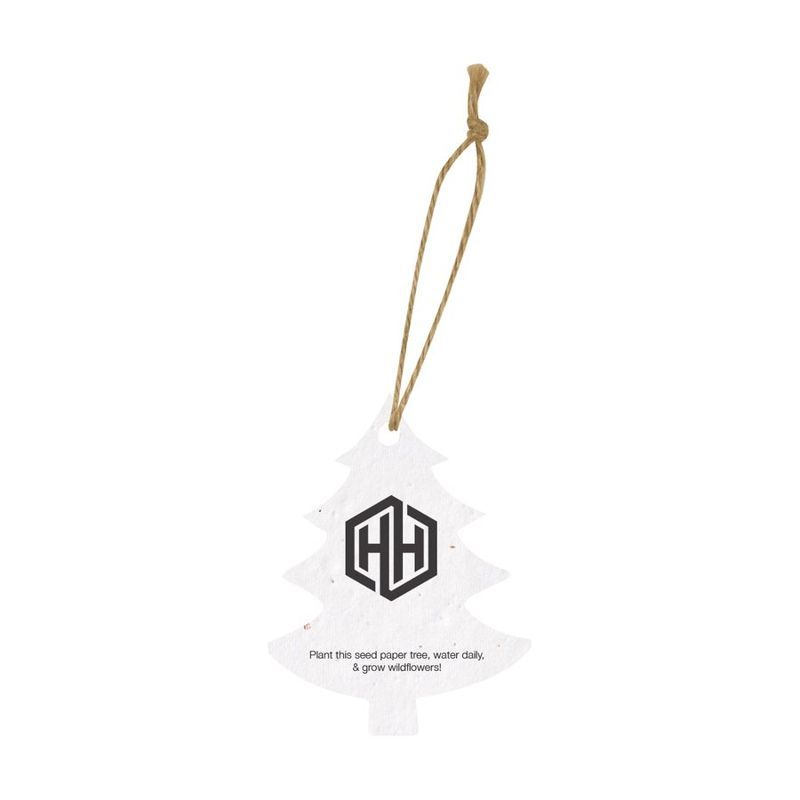 Tree Shaped Plantable Holiday Ornament