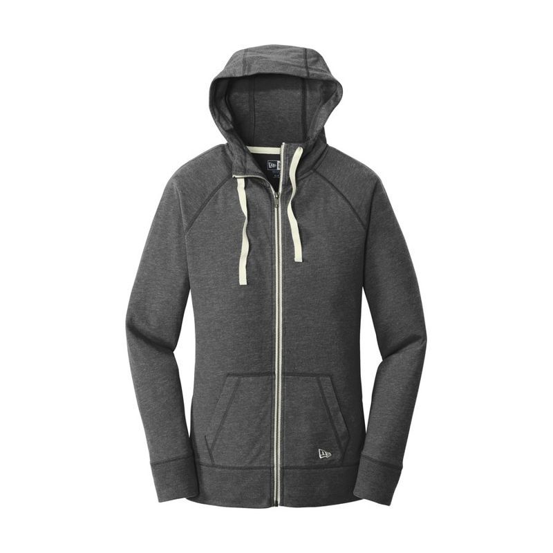 New Era Women's Sueded Cotton Blend Full-Zip Hoodie