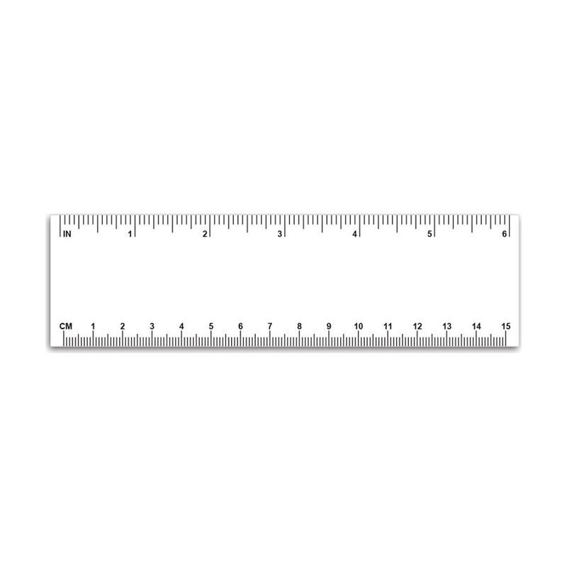 Plastic Ruler Bookmark, 10 Mil