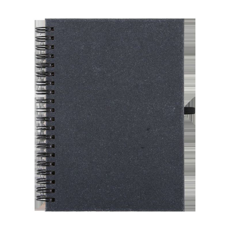 Bonded Leather Spiral Notebook With FSC Recycled Paper