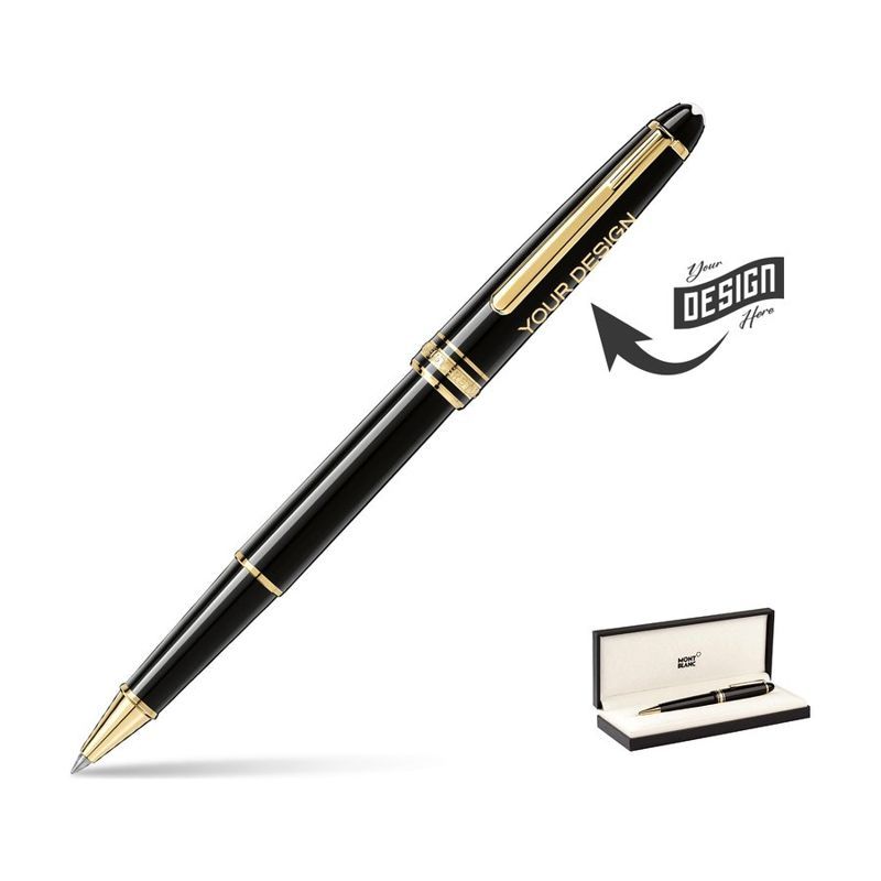 Montblanc Classique Rollerball, Black and Gold