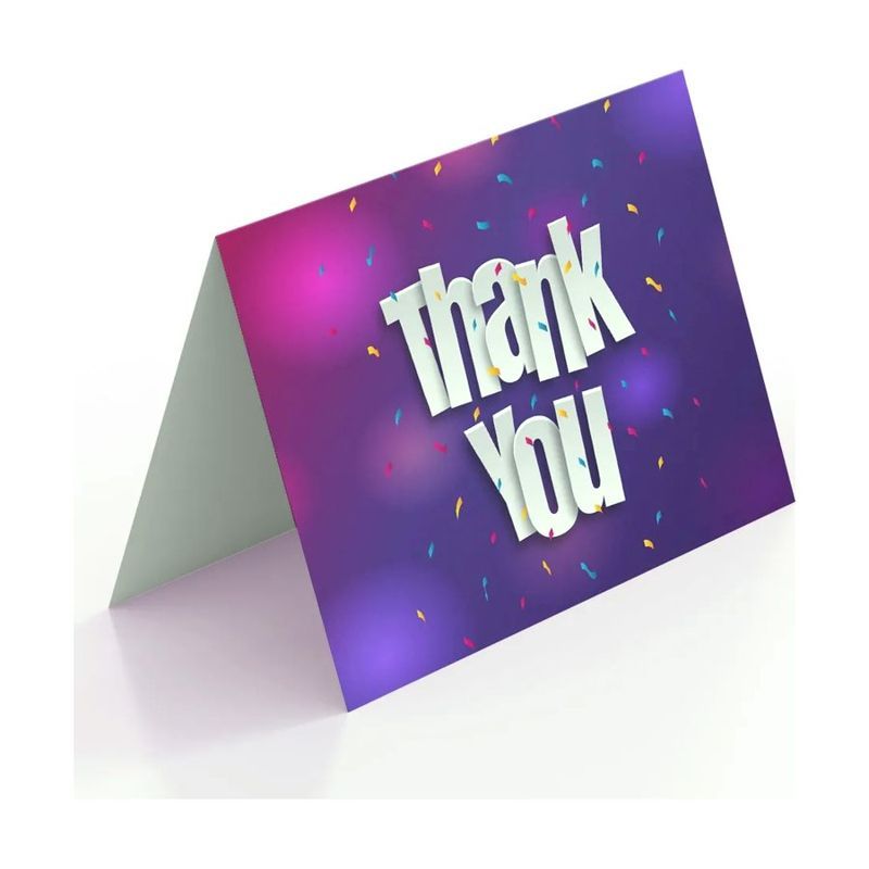 Folded Thank You Cards 4 x 6