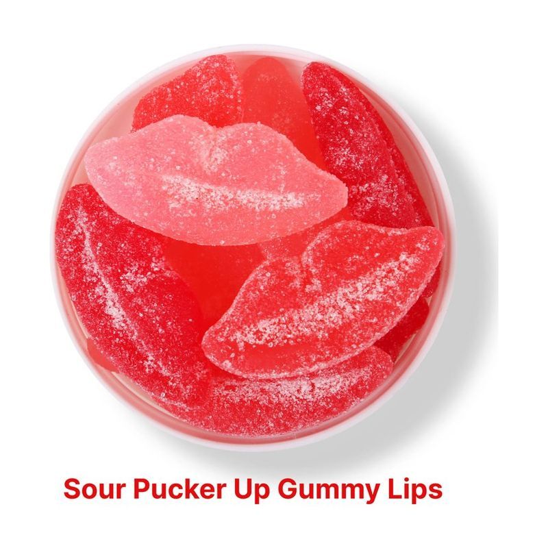 Jelly Belly Sour Pucker Lips Taster Packet