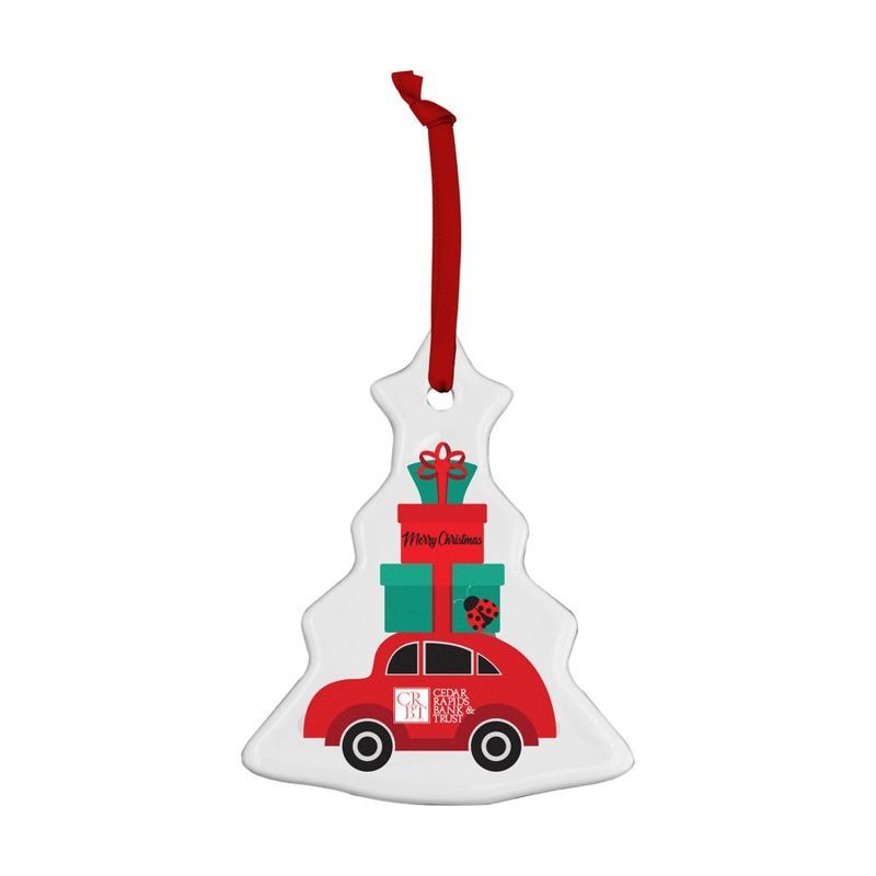 Christmas Tree Ceramic Holiday Ornament