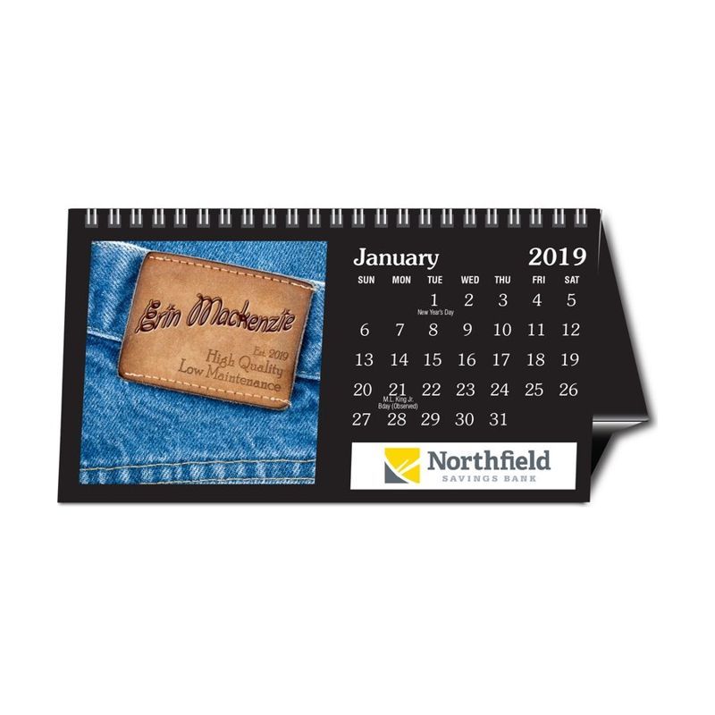 Personalized Photo Tent Desk Calendar 5.5" x 3"