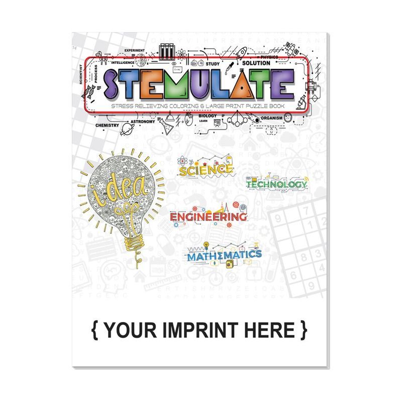 STEMulate Puzzle and Coloring Book