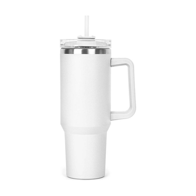 40 Oz Mug with Straw Lid and Twist Closure