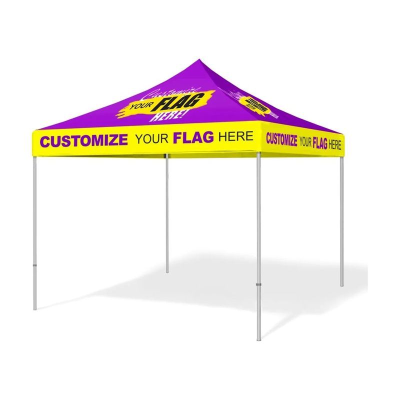 Custom Event Tent with Frame, Full Color