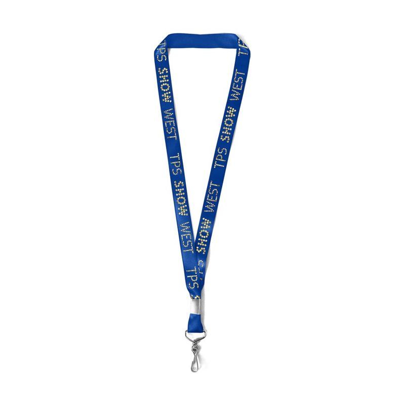 7/8" Bridal Satin Sparkle Lanyard