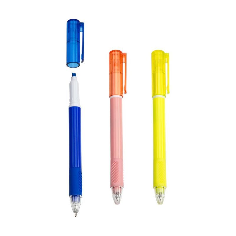 Skywriter Combo Recycled Plastic Ball Pen & Highlighter