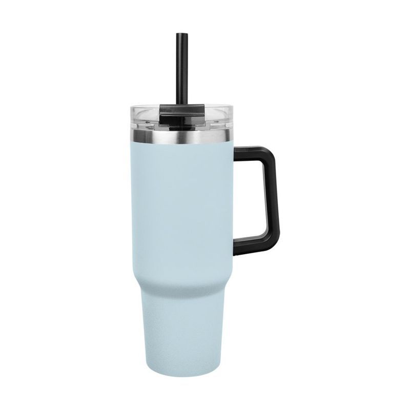 40 oz Recycled Stainless Steel Tumbler With Handle