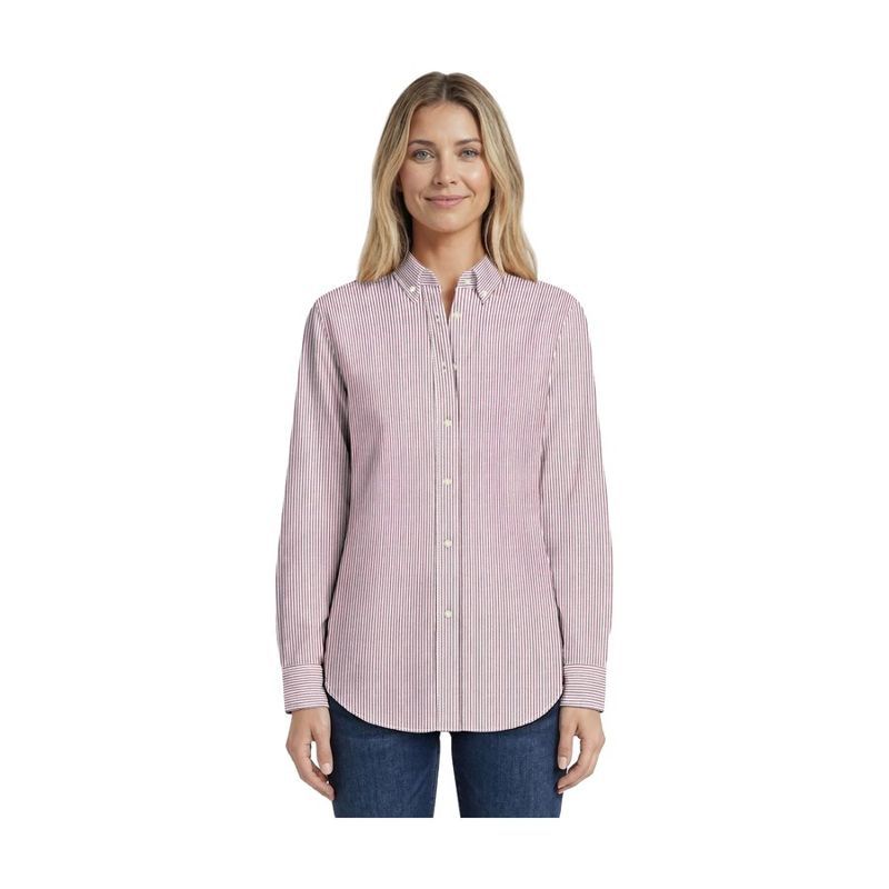 Ladies' Long Sleeve Oxford Shirt