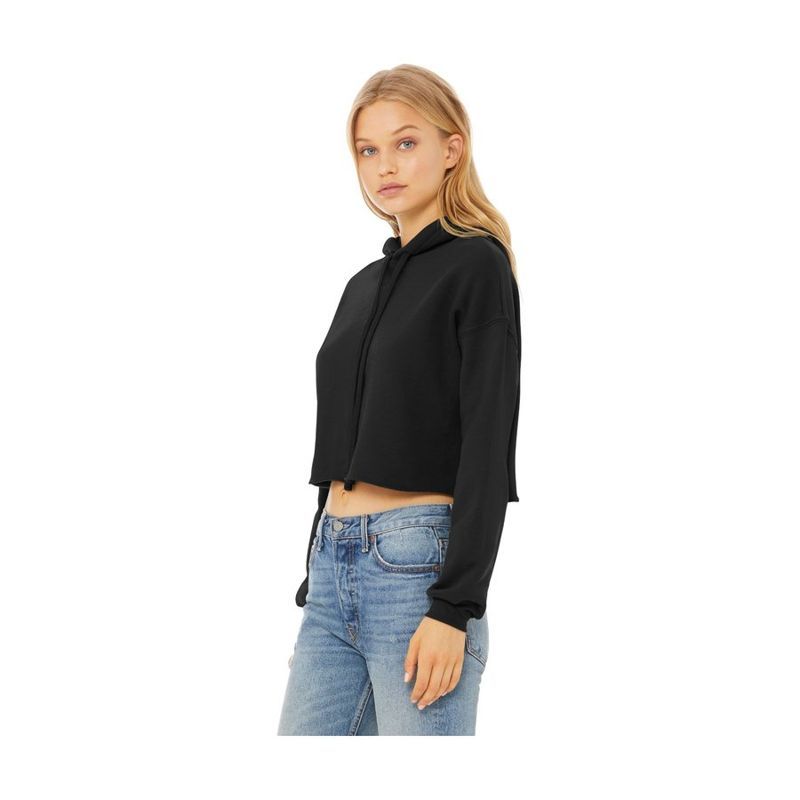 BELLA+CANVAS Women's Sponge Fleece Cropped Hoodie