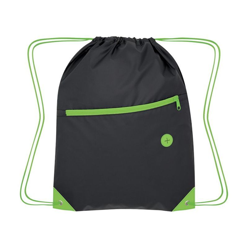 Color Pop Recycled Drawstring Bag