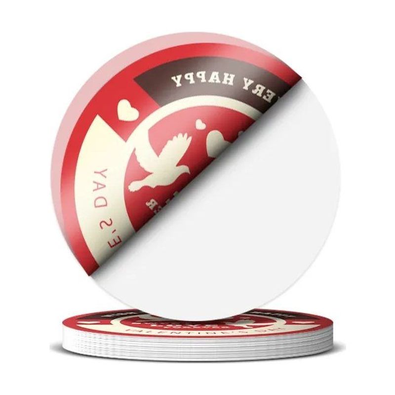 6" Custom Shape Front Adhesive Window Sticker