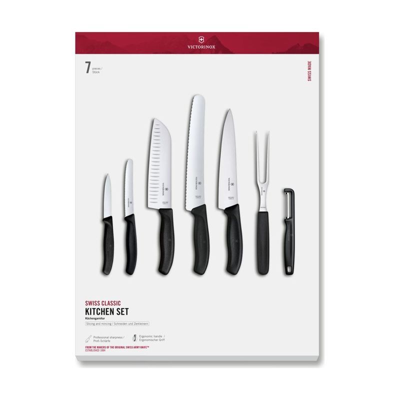 Swiss Classic 7-Piece Kitchen Knife Set