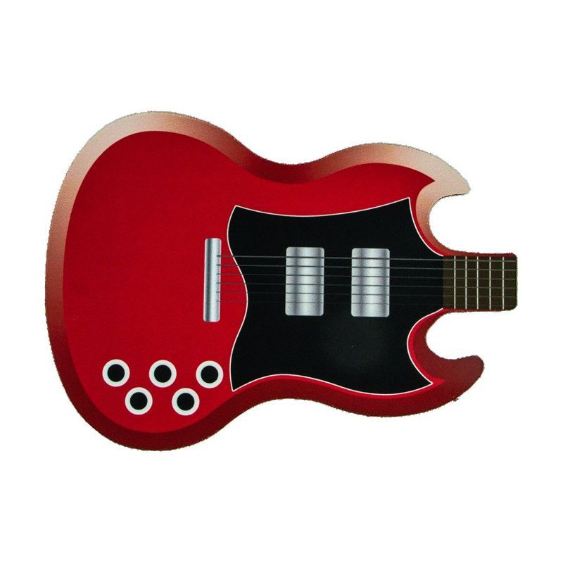 Guitar Shape Soft Mouse Pad 8.71 x 6.17 Inch