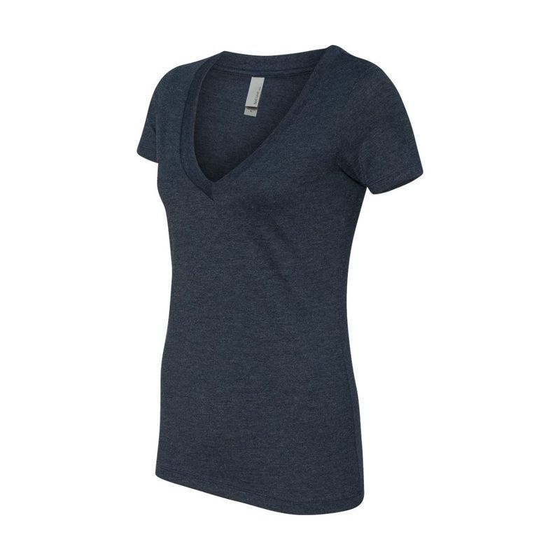 Next Level Women's CVC Deep V-Neck Tee