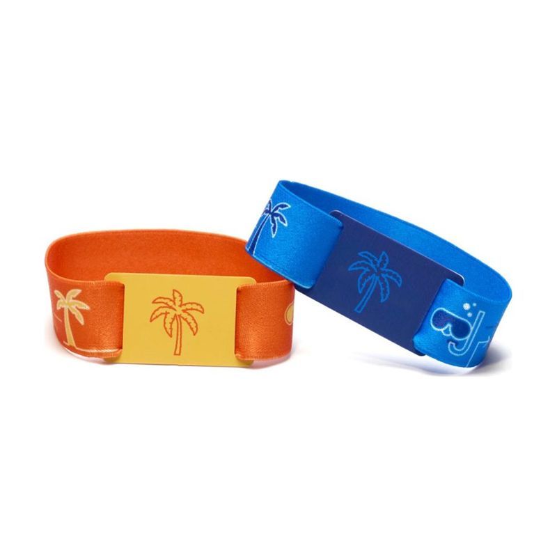 3/4" Sublimated Elastic Event Wristband with Card