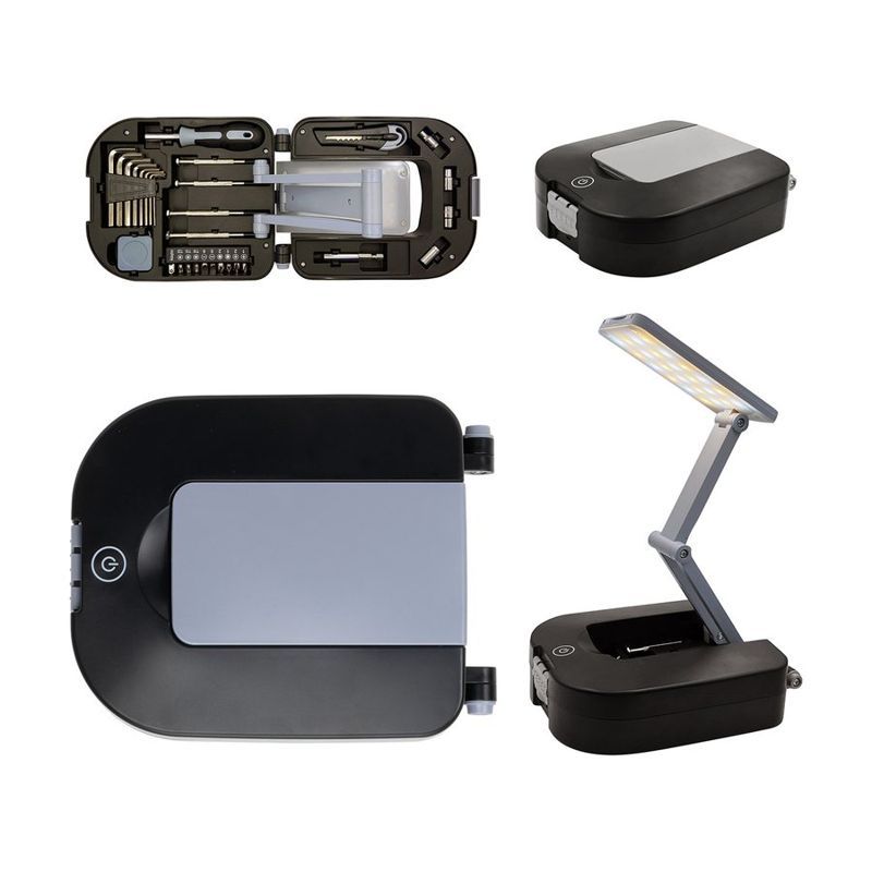 30-Piece Retractable LED Worklight Tool Kit