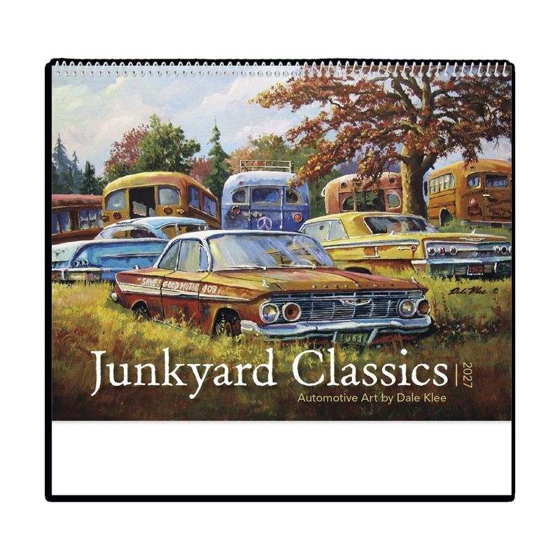 Junkyard Classics Art Wall Calendar