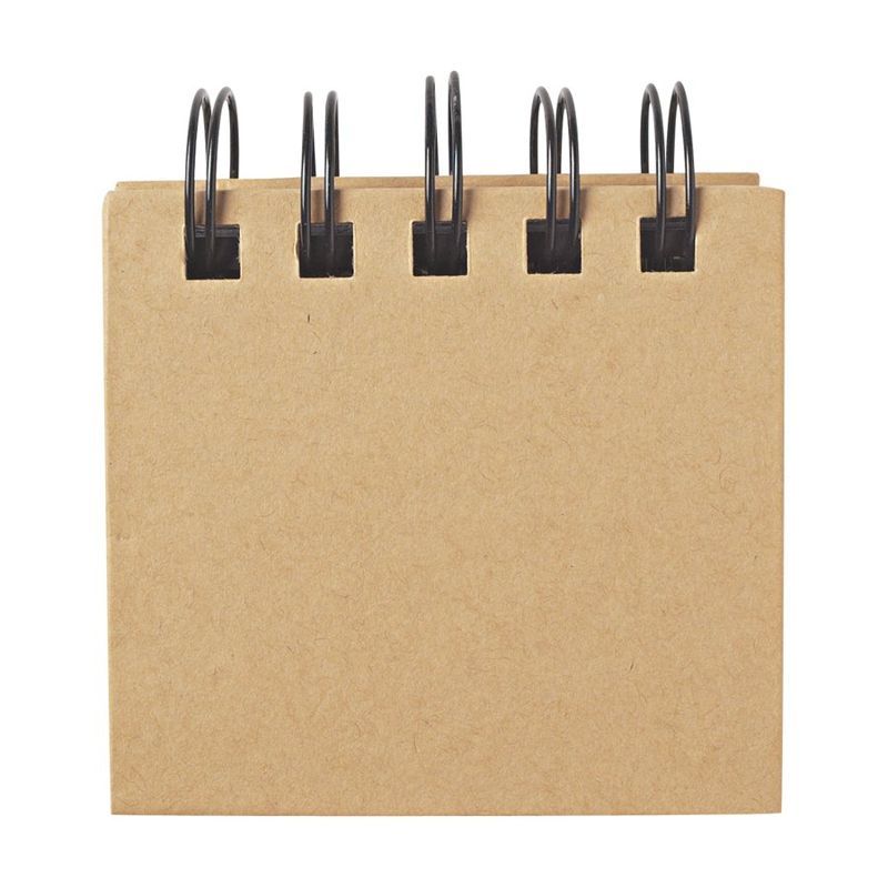 Spiral Book with Sticky Notes and Flags
