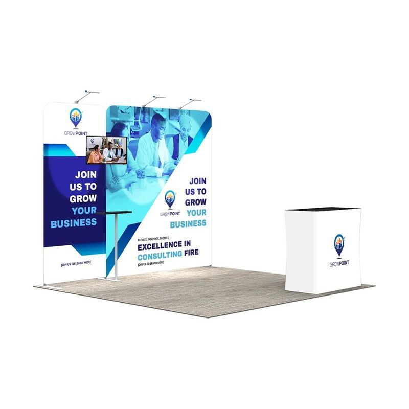 10 ft Inline Trade Show Booth Package