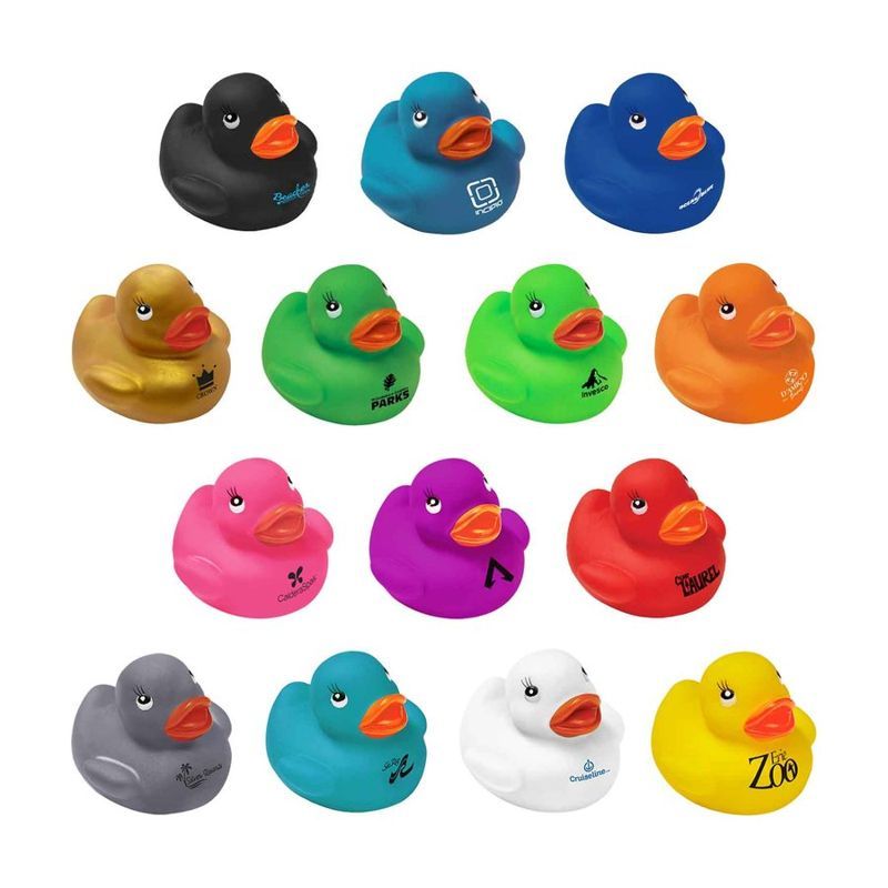 2" Colorful Rubber Duck